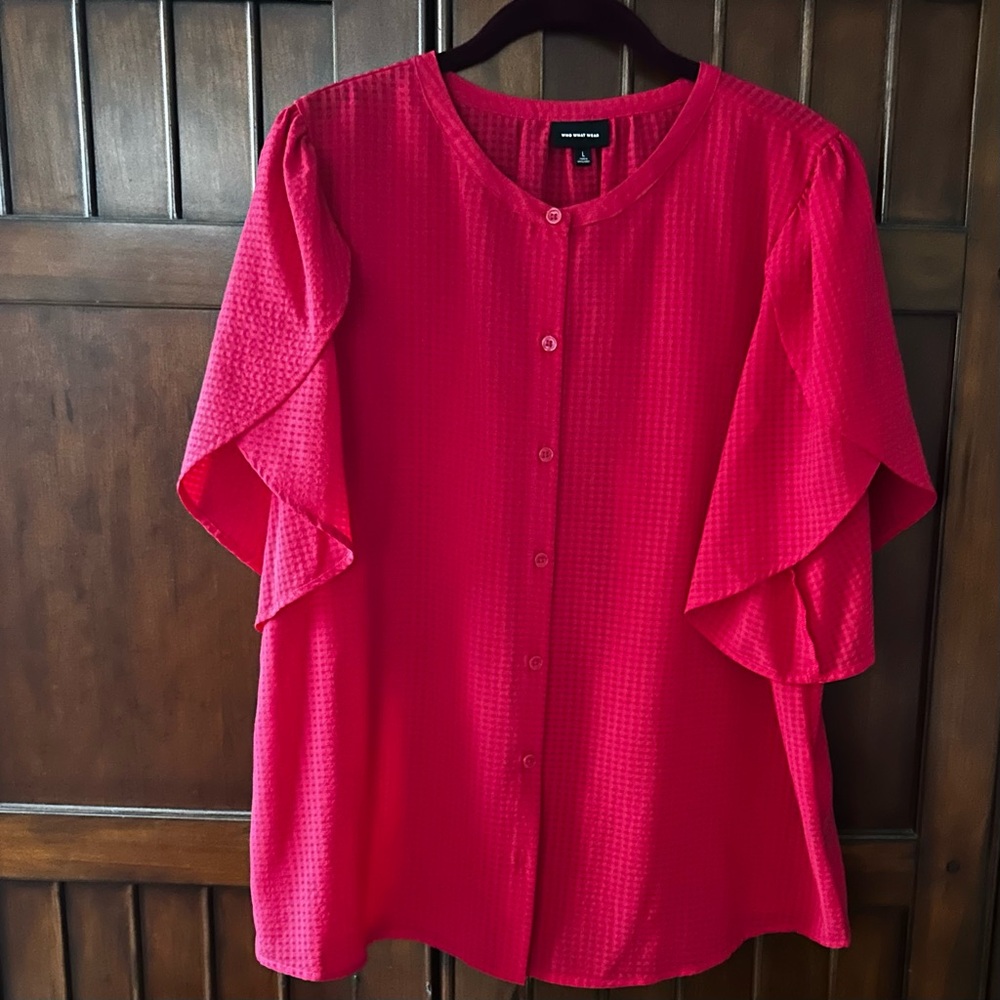 Women's Red Blouse